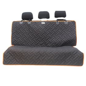 Dog Carriers Waterproof Rear Back Pet Dog Car Seat Cover Mats Hammock Protector with Safety Belt - Black