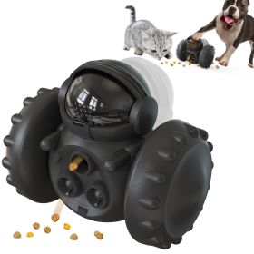 PawPartner Dog Tumbler Interactive Toys Increases Pet IQ Slow Feeder Labrador French Bulldog Swing Training Food Dispenser - Black - China