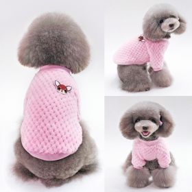 Pet Dog Clothes Knitwear Dog Sweater Soft Thickening Warm Pup Dogs Shirt Winter Puppy Sweater for Dogs  - S