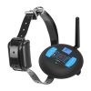 Wireless Electric Dog Fence Pet Shock Boundary Containment System Electric Training Collar For Small Medium Large Dogs - Black