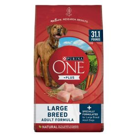 Purina ONE Plus Large Breed Adult Dog Food Dry Formula - Purina ONE