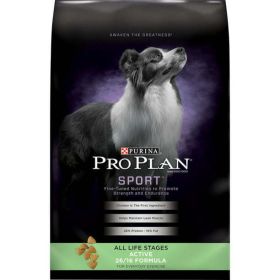 Purina Pro Plan Dry Dog Food, SPORT Active 26/16 Formula, 37.5 lb. Bag - Purina Pro Plan