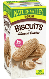 Nature Valley Biscuit Sandwiches;  Cinnamon Almond Butter;  40.5 oz;  30 ct - 40.5