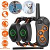 Dog Training Collar with Remote Rechargeable Electronic Shock Collar - Black