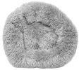 Pet Life 'Nestler' High-Grade Plush and Soft Rounded Dog Bed - Grey - Medium