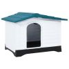 Dog House Blue 35.6"x26.8"x26" Polypropylene - Blue