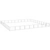 Dog Kennel Silver 871.9 ftÂ² Steel - Silver