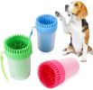 Pet Portable Paw Cleaner Dog Paw Washer Cup Paw Cleaner for Cats and Small / Medium / Large Dogs - green - large