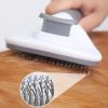 Pet Comb Stainless Steel Needle Comb Dog And Cat Hair Removal Floating Hair Cleaning Beauty Skin Care Pet Dog Cleaning Brush - Pink