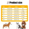 Chrimas Dog Winter Warm Clothing Cute Plush Coat Hoodies Pet Costume Jacket For Puppy Cat French Bulldog Chihuahua Small Dog Clothing - Coffee - XL