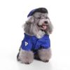 Pet Life 'Pawlice Pawtrol' Police Pet Dog Costume Uniform - Blue - X-Large