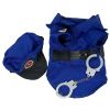 Pet Life 'Pawlice Pawtrol' Police Pet Dog Costume Uniform - Blue - X-Large