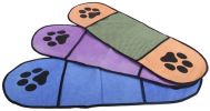 Pet Life 'Dry-Aid' Hand Inserted Bathing and Grooming Quick-Drying Microfiber Pet Towel - Purple