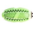 Pet Life 'Grip N' Play' Treat Dispensing Football Shaped Suction Cup Dog Toy - Green