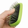 Pet Life 'Conversion' 5-in-1 Interchangeable Dematting and Deshedding Bristle Pin and Massage Grooming Pet Comb - Pink