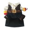 Pet Life 'Captain Snuggles' Pirate Pet Dog Costume Uniform - NAVY - Large