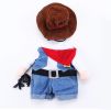 Pet Life 'Rodeo Bones' Cowboy Pet Dog Costume Uniform - DENIM BLUE - Small