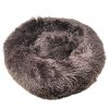 Pet Life 'Nestler' High-Grade Plush and Soft Rounded Dog Bed - Brown - Large