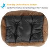 Pet Dog Bed Soft Warm Fleece Puppy Cat Bed Dog Cozy Nest Sofa Bed Cushion Mat XXL Size - XXL - black