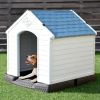 Plastic Waterproof Ventilate Pet Puppy House - S