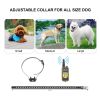 Dog Training Collar IP67 Waterproof Pet Trainer 300mAh Rechargeable 875 Yard Remote Control 4 Modes - Black