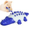 Rubber Kong Dog Toy Small Dog Accessories Interactive Puppy Dog Toothbrush Teeth Cleaning Brushing Stick French Bulldog Toys - Dinosaur Coffee