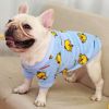 Autumn/Winter warm dog coat Small; medium dog; Flannel warm dog clothing pet supplies; dog clothing - Duck beckoning under the blue sky - XL