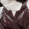 Wuff-Rider Fashion Suede Stitched Pet Coat - Small