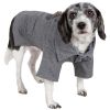 Military Static Rivited Fashion Collared Wool Pet Coat - Small