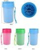 Pet Portable Paw Cleaner Dog Paw Washer Cup Paw Cleaner for Cats and Small / Medium / Large Dogs - pink - small