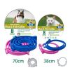 Boxed Anti Flea And Tick Dog Collar Dog Antiparasitic Collar Cat Mosquitoes Insect Repellent Retractable Deworming Pet Accessories - pink - 70cm