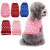 Pet Dog Sweater Turtleneck Dog Knitwear Warm Pet Sweater - Red - L