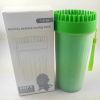 Pet Portable Paw Cleaner Dog Paw Washer Cup Paw Cleaner for Cats and Small / Medium / Large Dogs - green - large