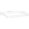 Dog Kennel Silver 1076.4 ftÂ² Steel - Silver