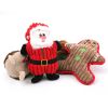 Christmas pet chew toy Pet plush voice toy Christmas molar bite-resistant cute cartoon dog toy - Santa Claus