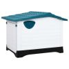 Dog House Blue 35.6"x26.8"x26" Polypropylene - Blue